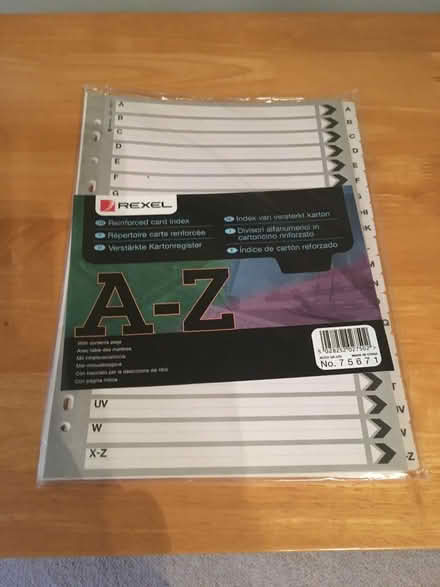 Photo of free Index for A4 Ring binder (Stevenage SG1) #1