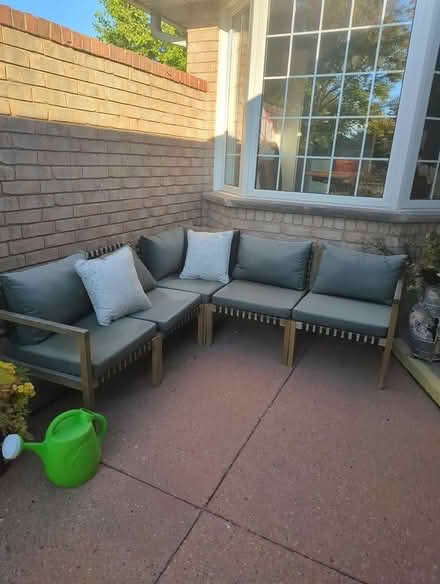 Photo of free Teak patio set (East Galt) #1