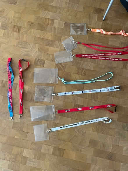 Photo of free Lanyards- 7 with sleeves and 2 without (Putney SW15) #1