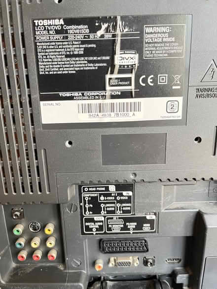 Photo of free Toshiba TV/DVD (Baguley M33) #2