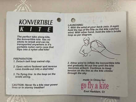 Photo of free Packable Kite (Dow’s Lake area) #2