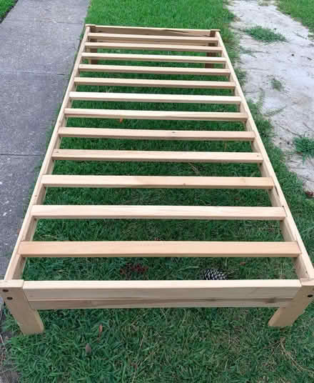 Photo of free twin bed frame (Larchmont, Norfolk) #2