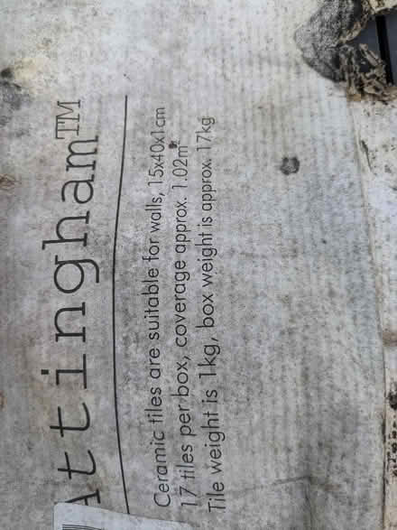 Photo of free Tiles - powder blue (Bounds Green N11) #3