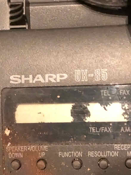Photo of free Sharp UX-85 Fax Machine / Answering Machine (Littleover DE23) #2