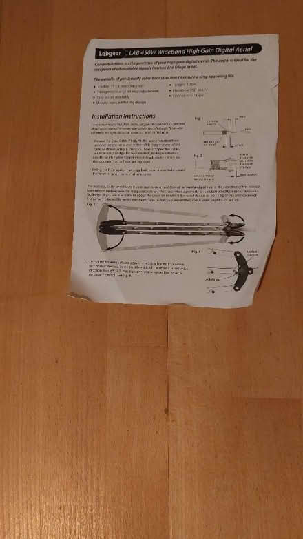 Photo of free Digital aerial (Flitton MK45) #2
