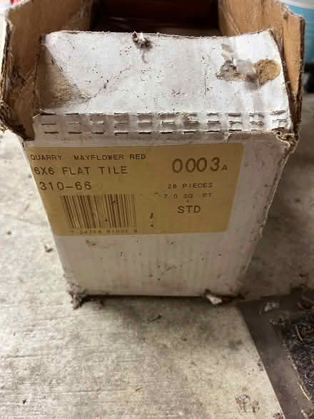 Photo of free Rust colored clay floor tiles (SE AA) #1