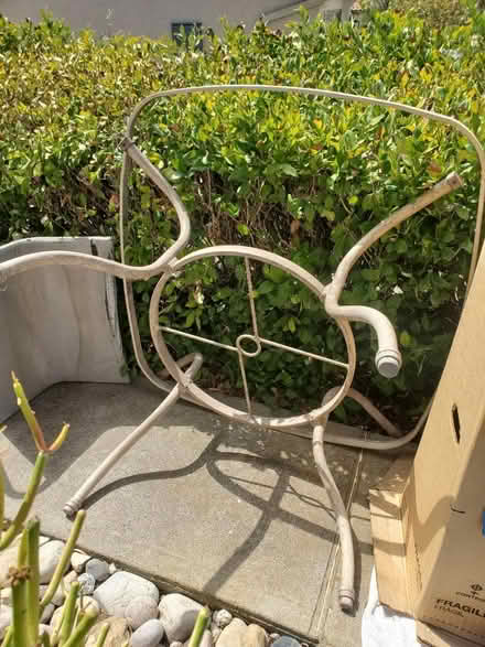 Photo of free Patio table and chair (frame only) (Scripps Ranch 92131) #2