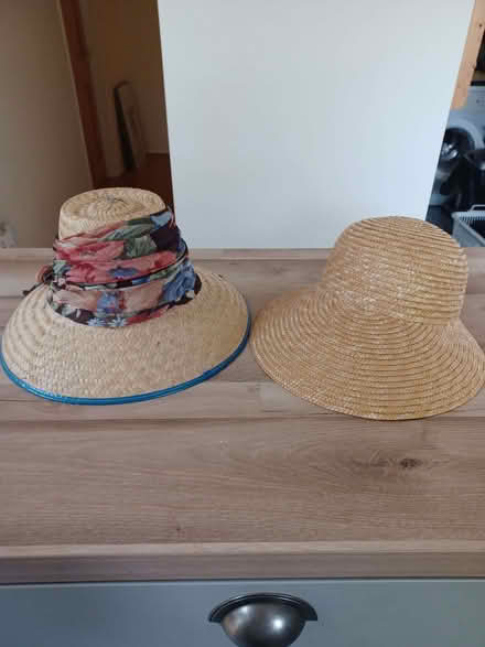 Photo of free 2 straw sun hats (Oxhey Hall WD19) #1