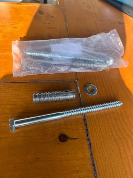 Photo of free 2 large/long screws with anchors (Hawthorne) #1