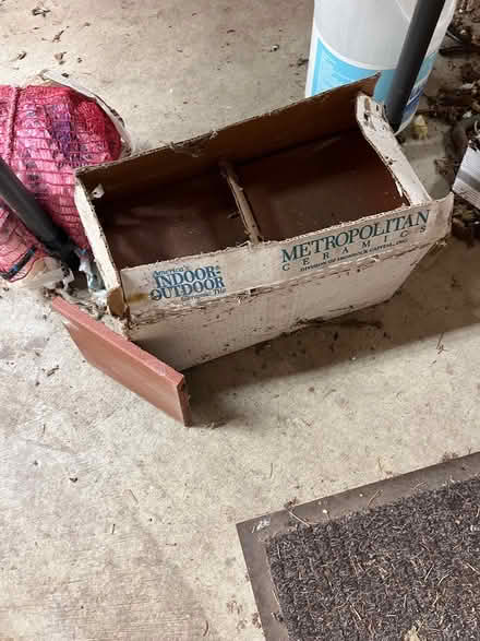 Photo of free Rust colored clay floor tiles (SE AA) #2