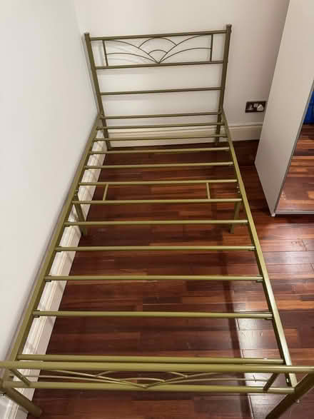 Photo of free Metal Bed Frame (UK Single) (Brook Green W6) #1