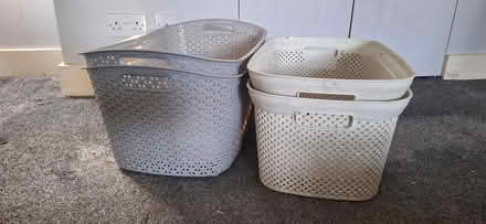 Photo of free Four plastic baskets (Lion Gate TW9) #1