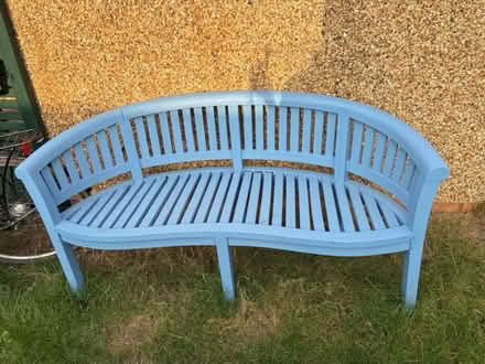Photo of free Wooden painted bench (Acton W3) #1