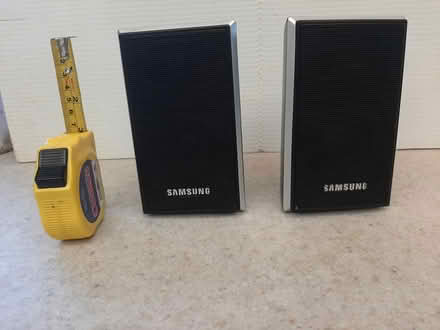 Photo of free 2 Small Satellite Speakers (Midland & Finch) #1