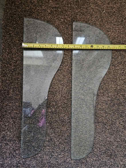 Photo of free Glass shelves (no brackets) (Letchworth near Standalone SG6) #1