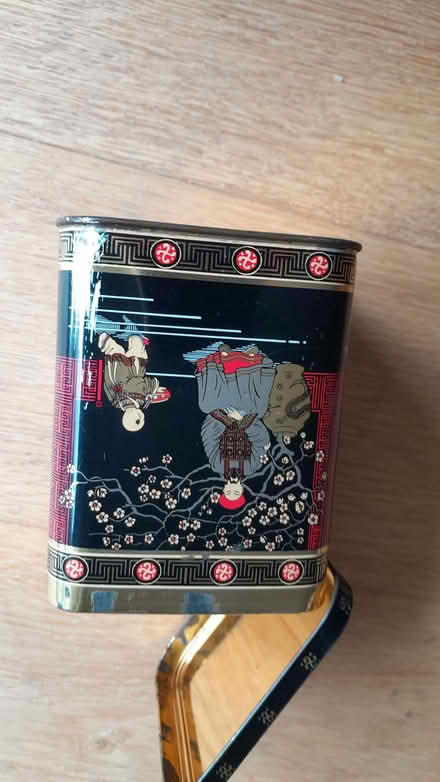 Photo of free Chinese Tin Tea Caddy (Combe Down BA2) #2