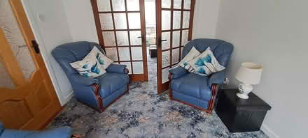 Photo of free leather sofa set (Dublin 5) #2