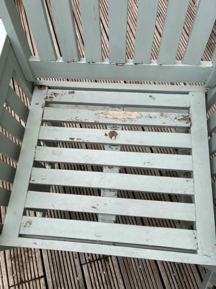 Photo of free Garden chairs solid wood (Barton le Clay MK45 4QJ) #2