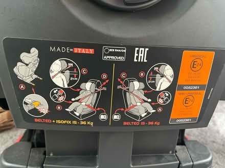 Photo of free 2 Peg Perego Car Seats (King’s Stanley GL10) #3