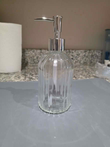 Photo of free Glass soap dispenser (Custom House E16) #1