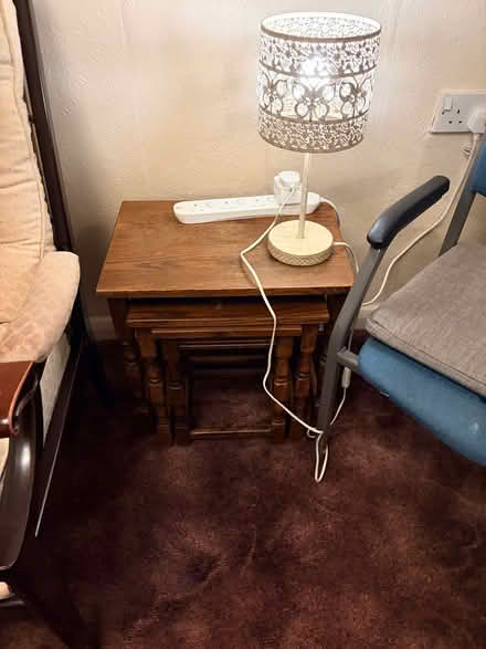 Photo of free Nest of 3 small side tables (Low Grange Road S63) #1