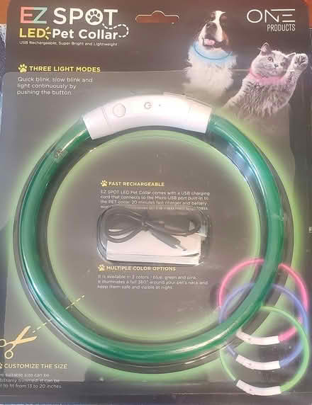 Photo of free New EZ Spot LED Pet Collar Dog (Middletown) #1