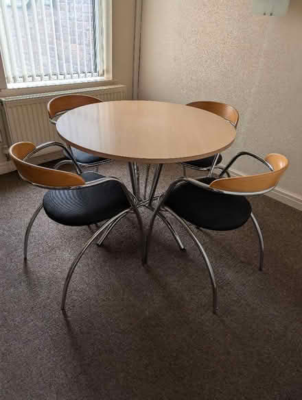 Photo of free Dining table and chairs (West Park WA10) #1