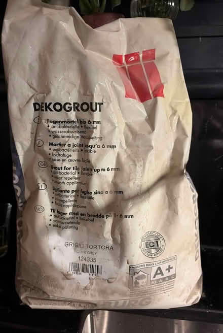Photo of free Grout (Islington) #1
