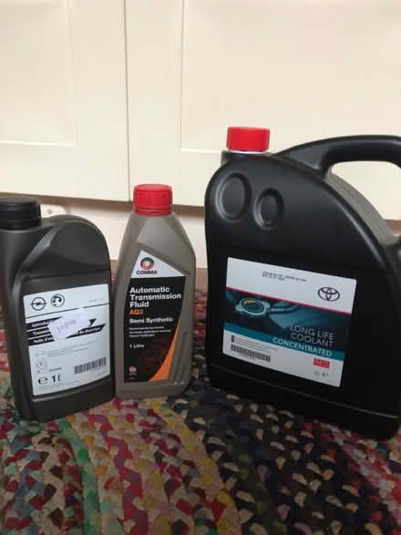 Photo of free Toyota coolant and fluid (S61 Ferham) #1