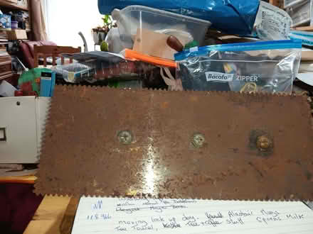 Photo of free Rusty Plasterers float with serated edges. (New Park HG1) #2