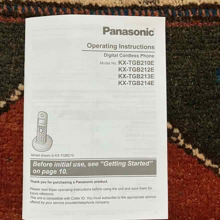 Photo of free Panasonic digital cordless phone handset (Hornsey N8) #2