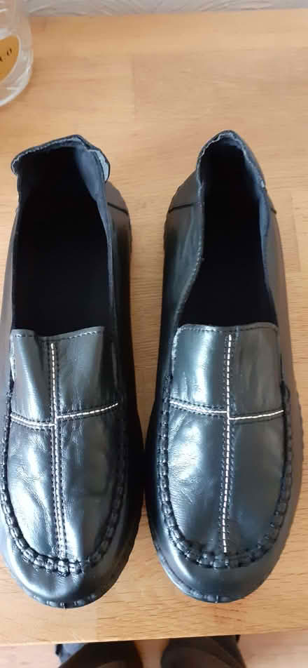 Photo of free Pair of ladies black loafers size 40 (Enfield EN2) #1