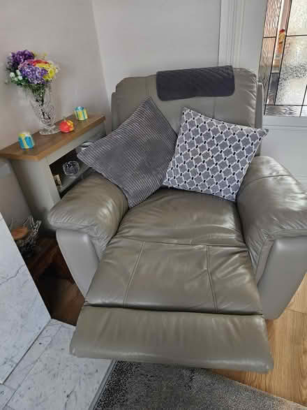 Photo of free Leathers recliner sofa (Sandyford) #2