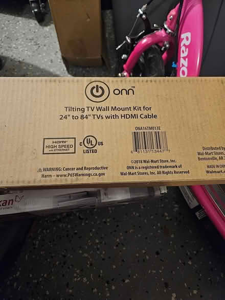 Photo of free Wall mount for tv (Frederick MD 21703) #1