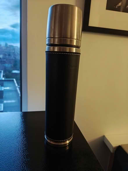 Photo of free Starbucks thermos leather sleeve (West village) #1