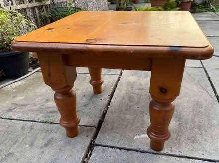 Photo of free Solid Pine Side Table (Heald Green SK8) #2