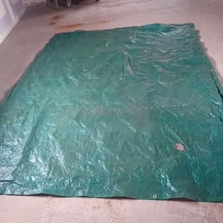 Photo of free 2 Tarpaulins and a piece of brown plastic with eyelets (Kingston Hill ST18) #1