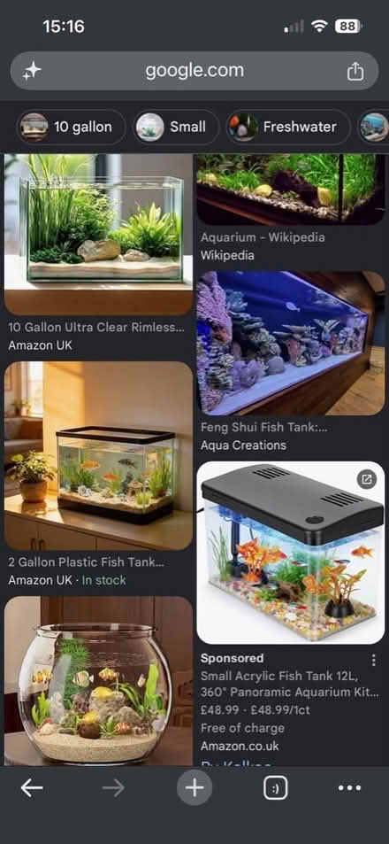 Photo of Medium to large fish tank (Stone Cross BN24) #1