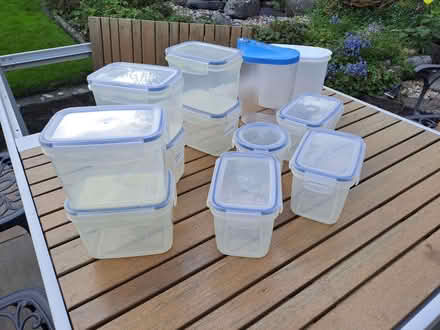 Photo of free Plastic kitchen storage containers (Torbrex FK8) #1