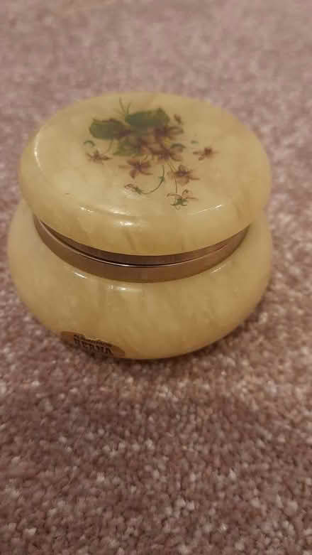 Photo of free Round trinket/jewellery box (Byfleet KT14) #1