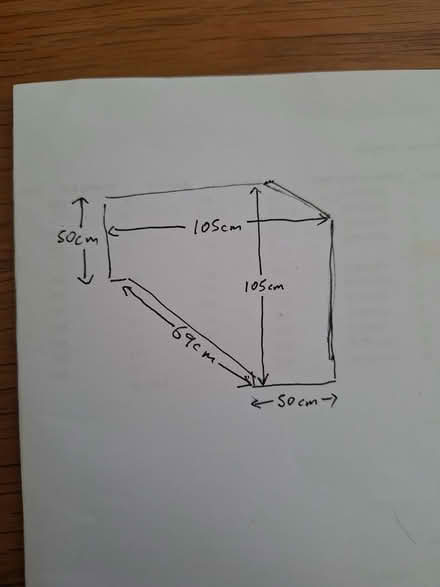 Photo of free Fishpool Corner Oak desk (Oakwood, Enfield) #3