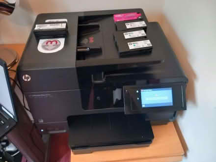 Photo of free HP Officejet Pro 8620 with ink for parts or repair (Pewsham SN15) #1