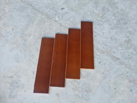 Photo of free 18 boxes of dark slightly textered Amber tiles (Red Scar PR2) #3