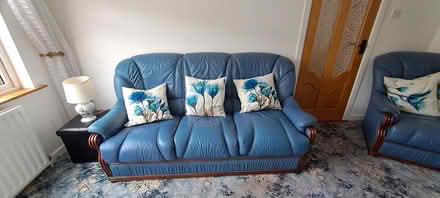 Photo of free leather sofa set (Dublin 5) #1
