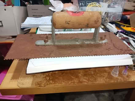Photo of free Rusty Plasterers float with serated edges. (New Park HG1) #1