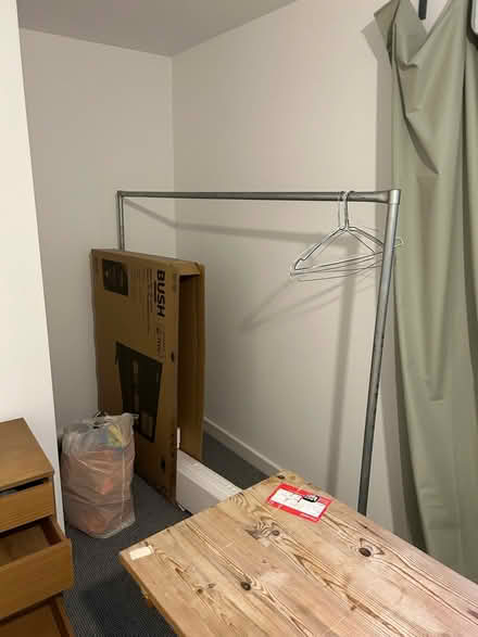 Photo of free Metal coat/shirt hanger rail (City of Bristol BS5) #1