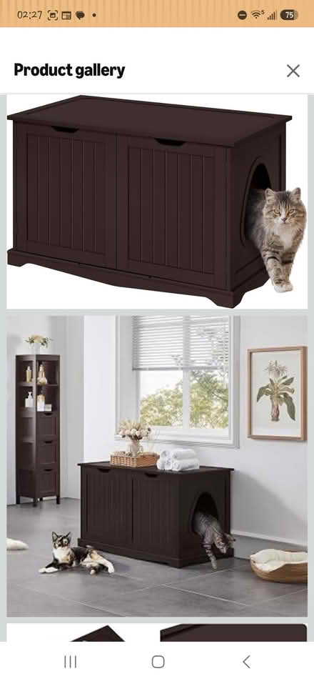 Photo of free Litter box cabinet (Frederick MD 21703) #1