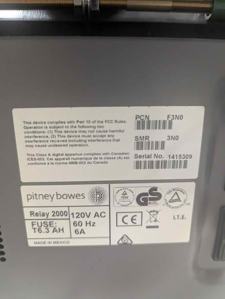 Photo of free Pitney Bowes Relay 2000 Folding (South Elmhurst office) #2