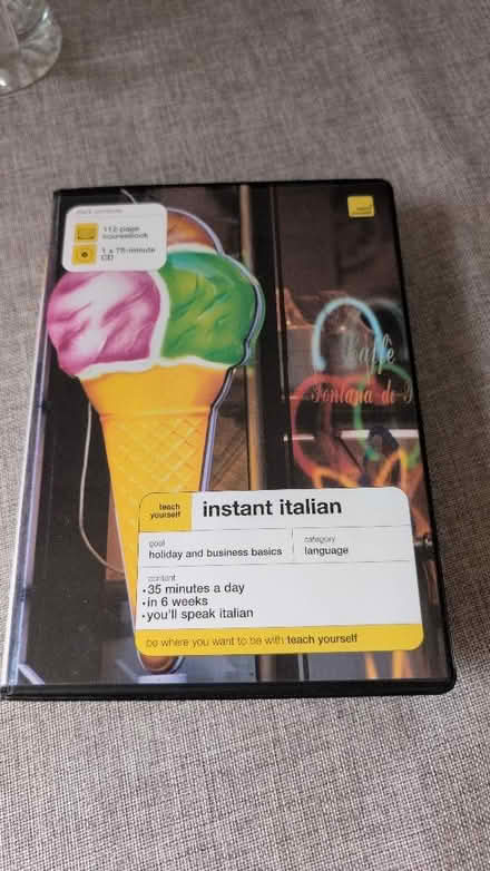 Photo of free Book and cd for learning Italian (Gorse Hill GU22) #1