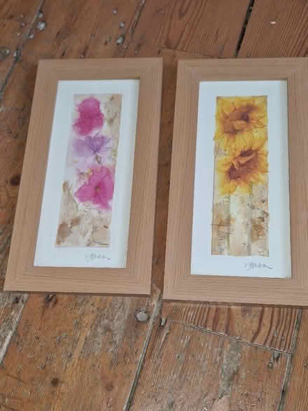 Photo of free Two floral pictures in frames (Forest Gate E7) #1